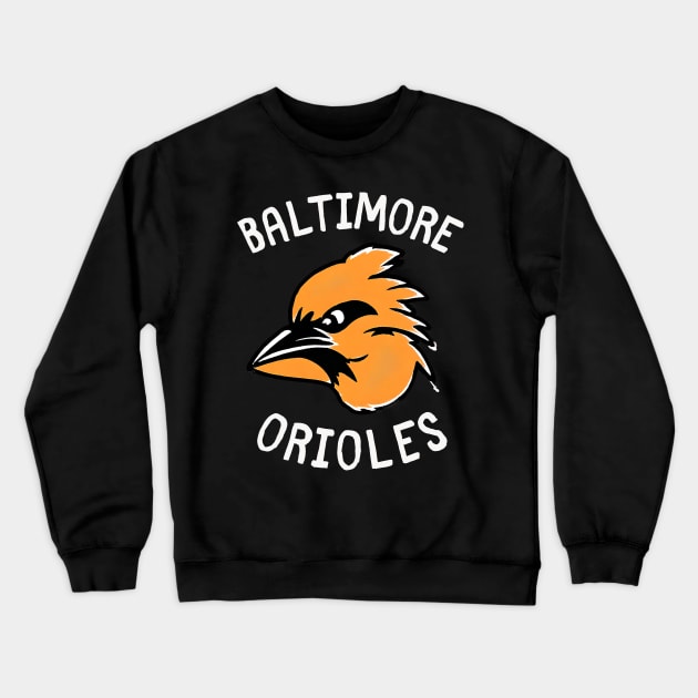 Coolest Baltimore Orioles Bird Football Dad Crewneck Sweatshirt by DaysuCollege